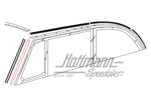 Barres de fixation pour 020-4855,65-72 | 151 871 351 A | 020-4817
