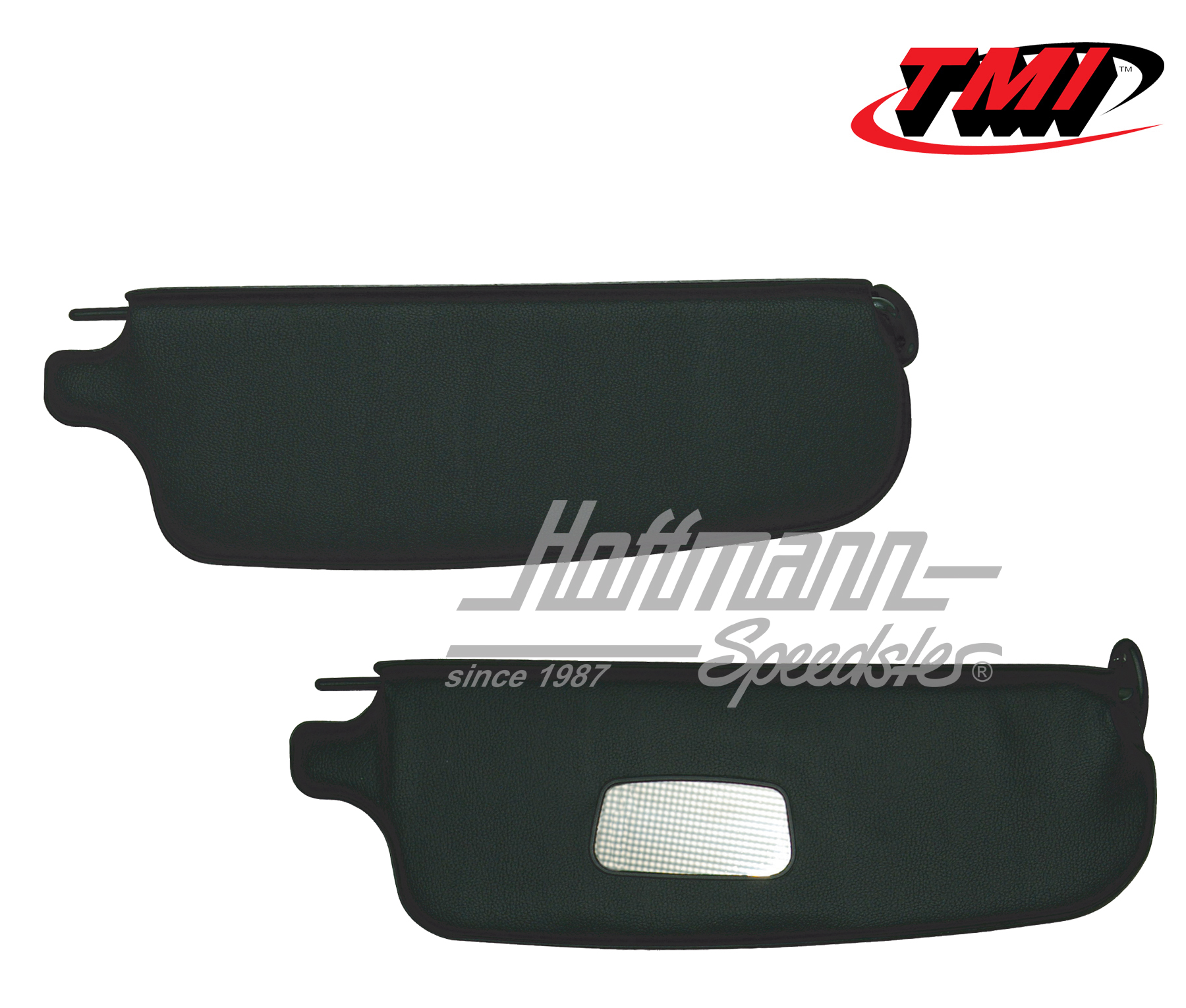 Pare-soleils, noirs, avec miroir, 8.64-7.74 | 21-1523-211 | 066-0119-10