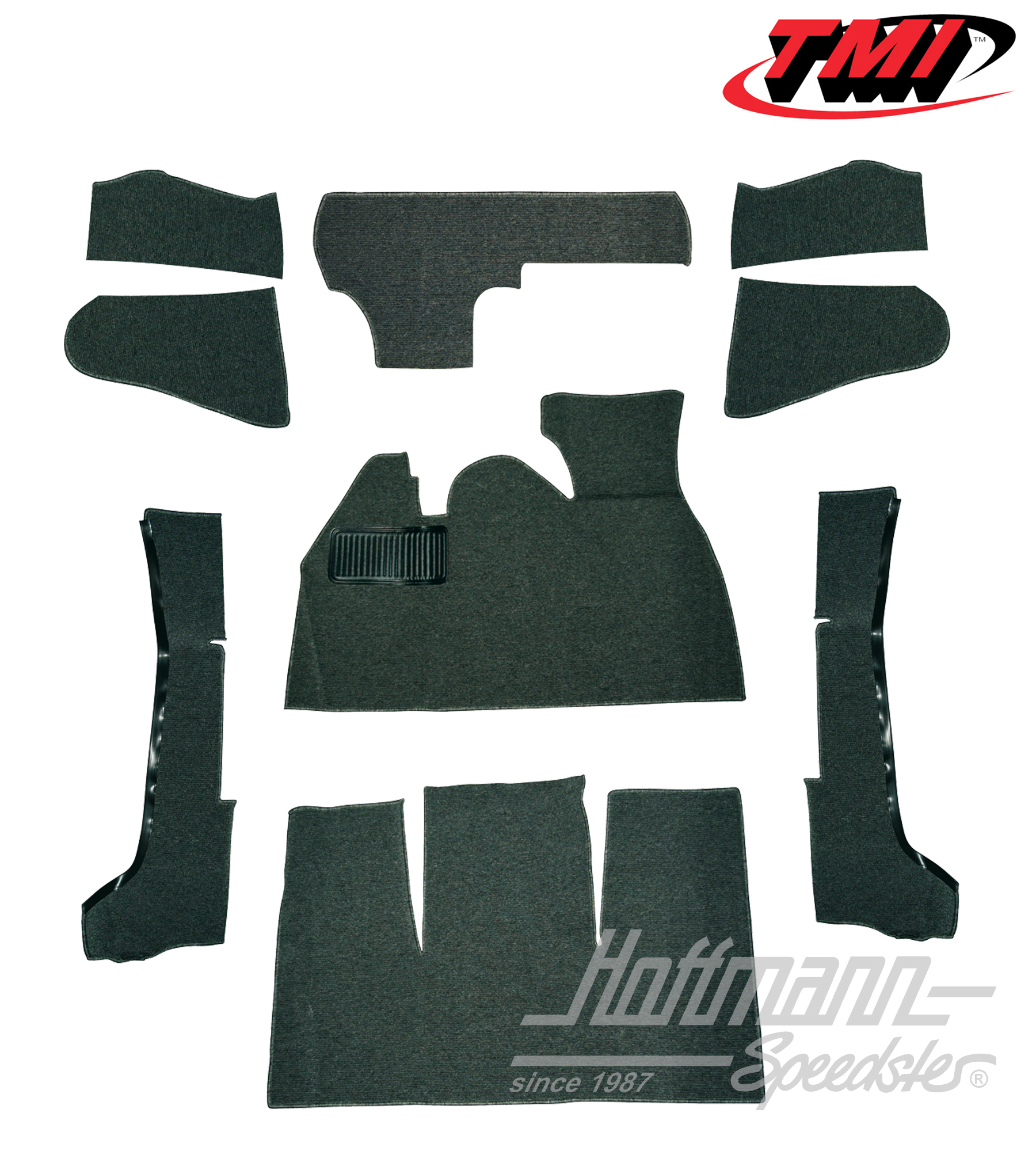 Kit moquettes, Cabriolet, gris, 1302 | 34-F1320-407 | 020-5334