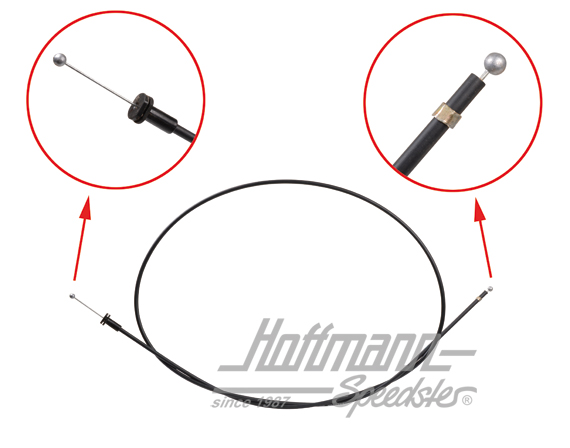 Tirette de capot, avant, Golf 2 | 191 823 531 | 208-1090