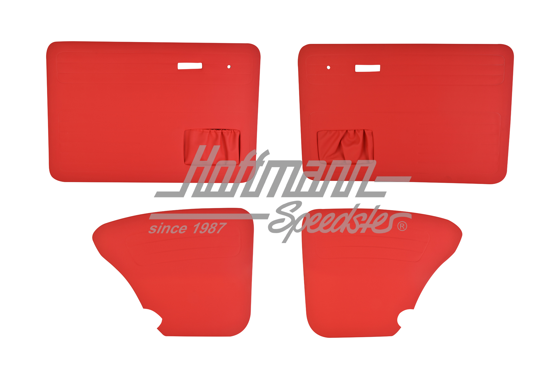 Panneaux de portes, rouges, Berline, 8.66- | 113 893 320 B Red | 020-0022-35