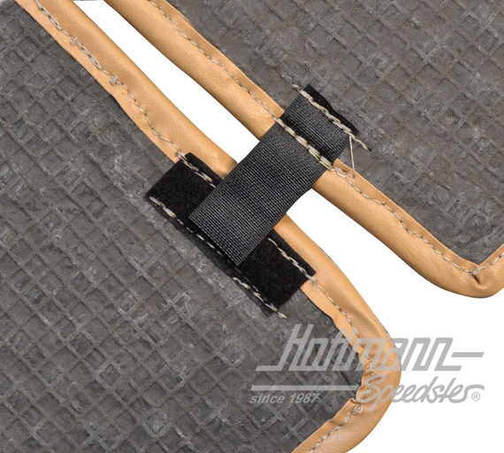 Tapis de sol, en coco, .65-.67, beige/brun clair                                                    