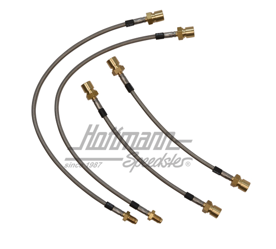 Jeu de flexibles de frein "Stahlflex", -7.65 | ------------ | 020-3925-10