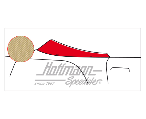 Housse de capote, 8.59-3.67, Sonnenland, beige |  | 060-4042-20