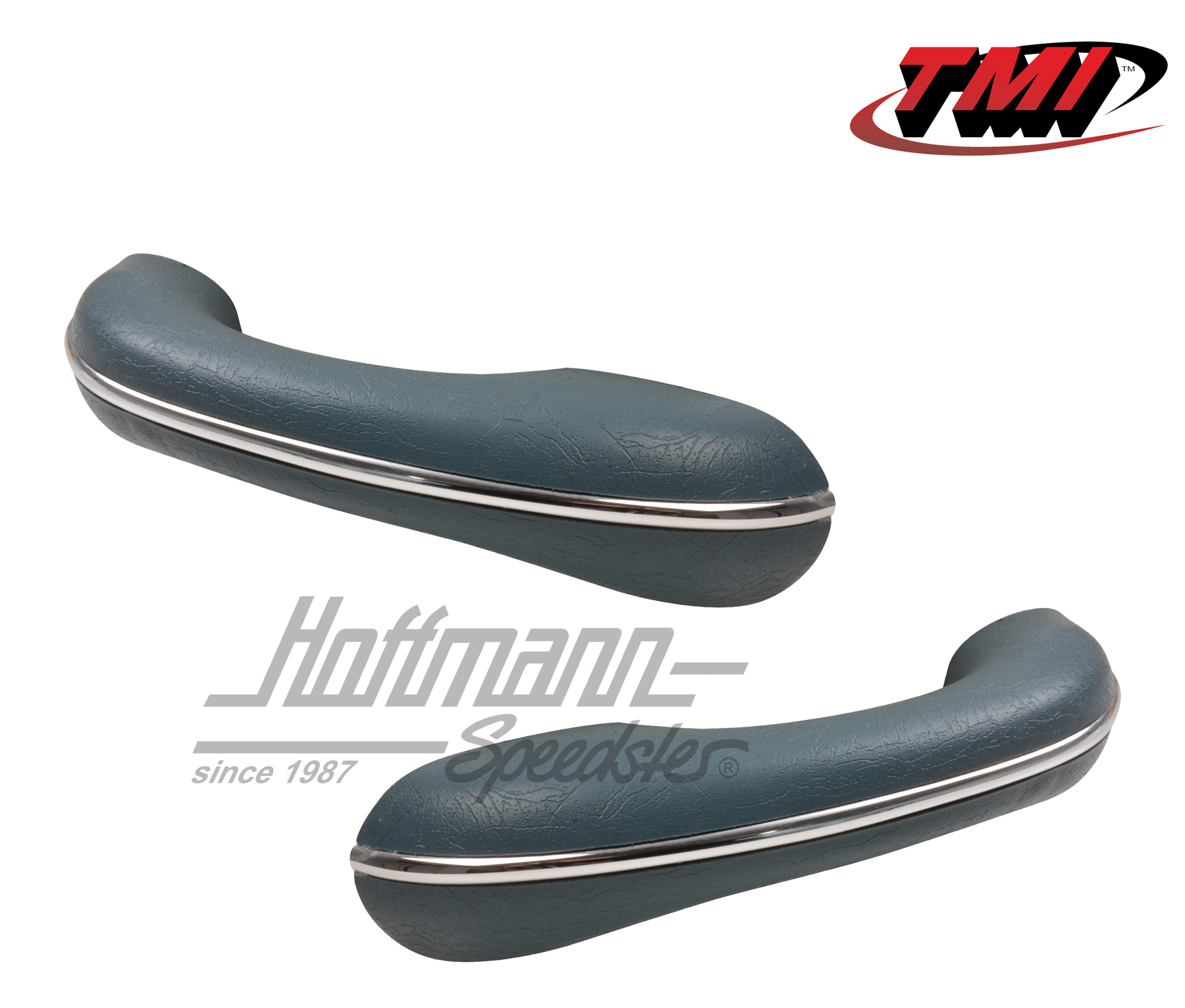 Accoudoirs, 8.54-7.67, bleu d'eau, gauche/droite | 16-1613-24/16-1612-24 | 055-7429