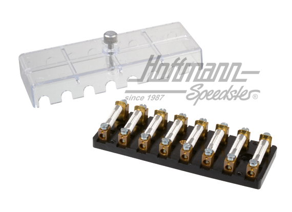 Boîte à fusibles avec couvercle, octuple (transparent) | 211 937 035 X | 020-1246-28