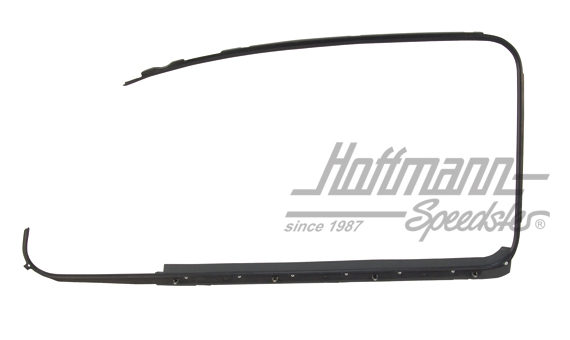 Tour de vitre extérieur, complet, noir, gauche, 8.64- | 113 853 321 S | 020-5227-01