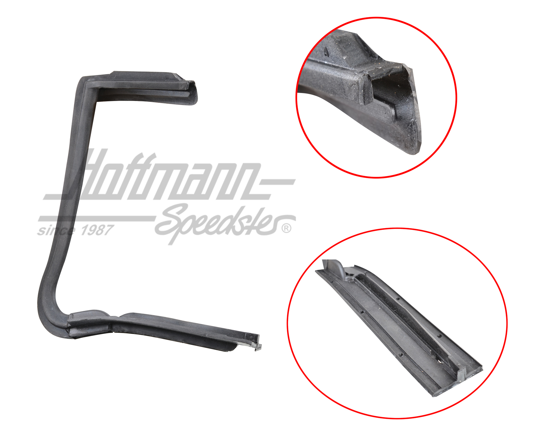 Joint de déflecteur, 10.52-7.64, gauche | 151 837 625 | 020-5051