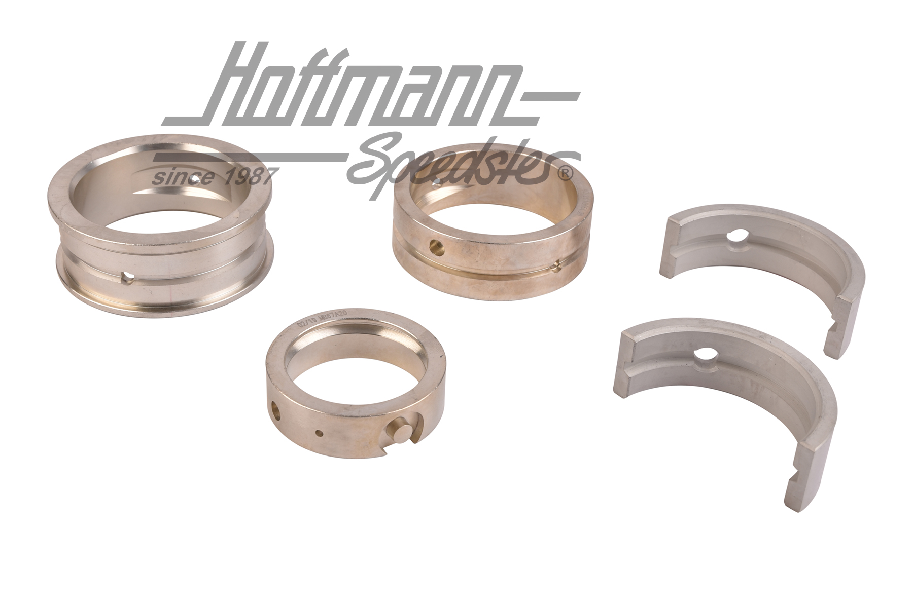 Coussinets de vilebrequin, 0.50/0.50/collar 21mm, acier | 111 198 475 OS | 010-0147-10