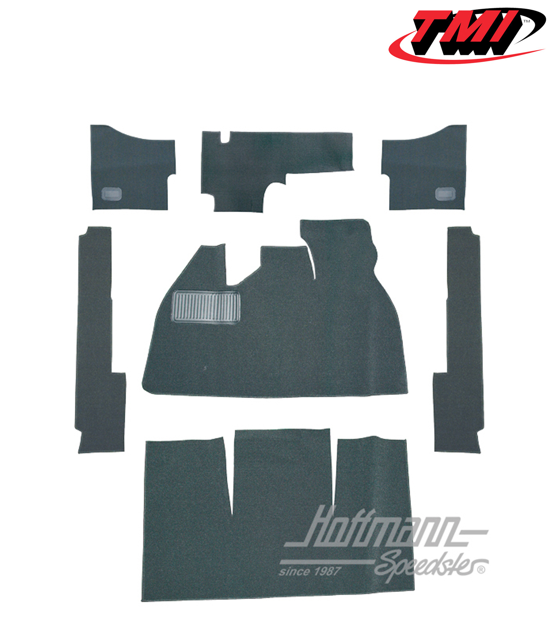 Kit moquettes, Berline, gris, 8.57-7.68 | 34-F1106-407 | 020-5320