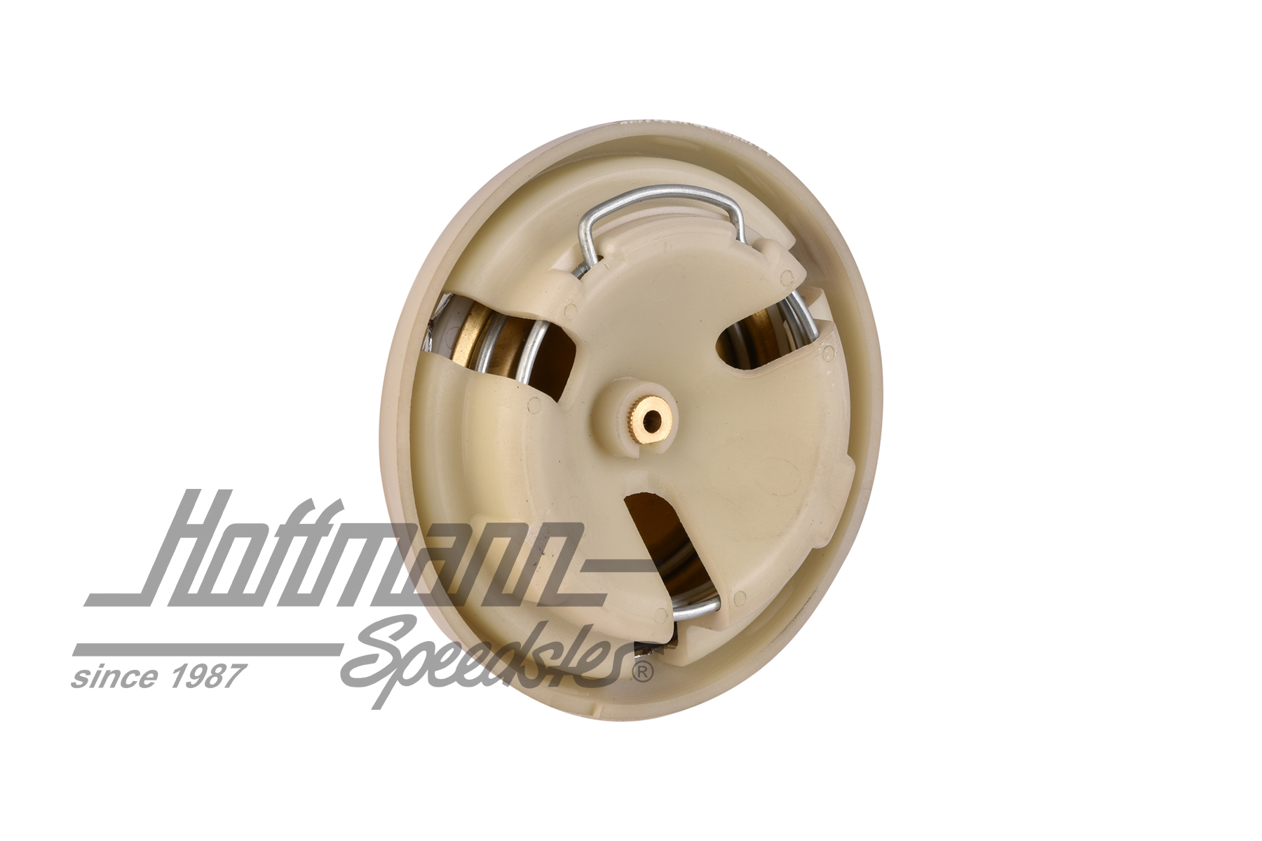 Bouton de klaxon, avec horologe, Cox/Bus, gris                                                      