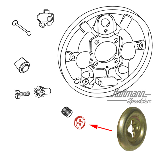 Coupelle de ressort | 113 609 289 | 020-4072