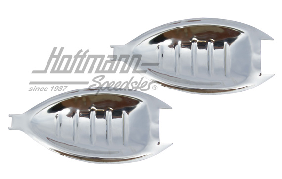 Coquilles de poignée de porte, inox, 8.59-7.67 | --- --- --- | 020-2049