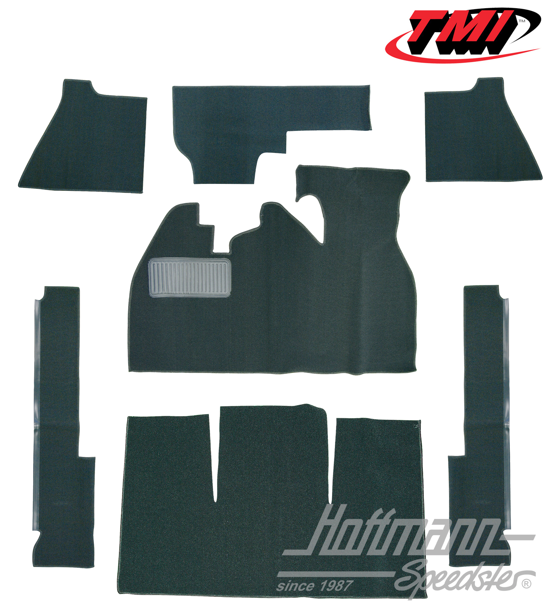 Kit moquettes, Berline, noir, 1302 | 34-F1212-301 | 020-5304