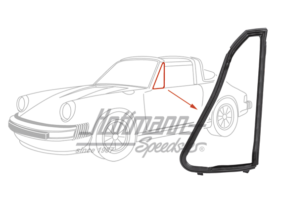 Joint de déflecteur, Targa, 65-76, gauche                                                           