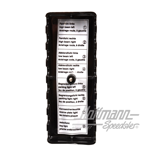 Boîte à fusibles, 911, 70-73, octuple                                                               