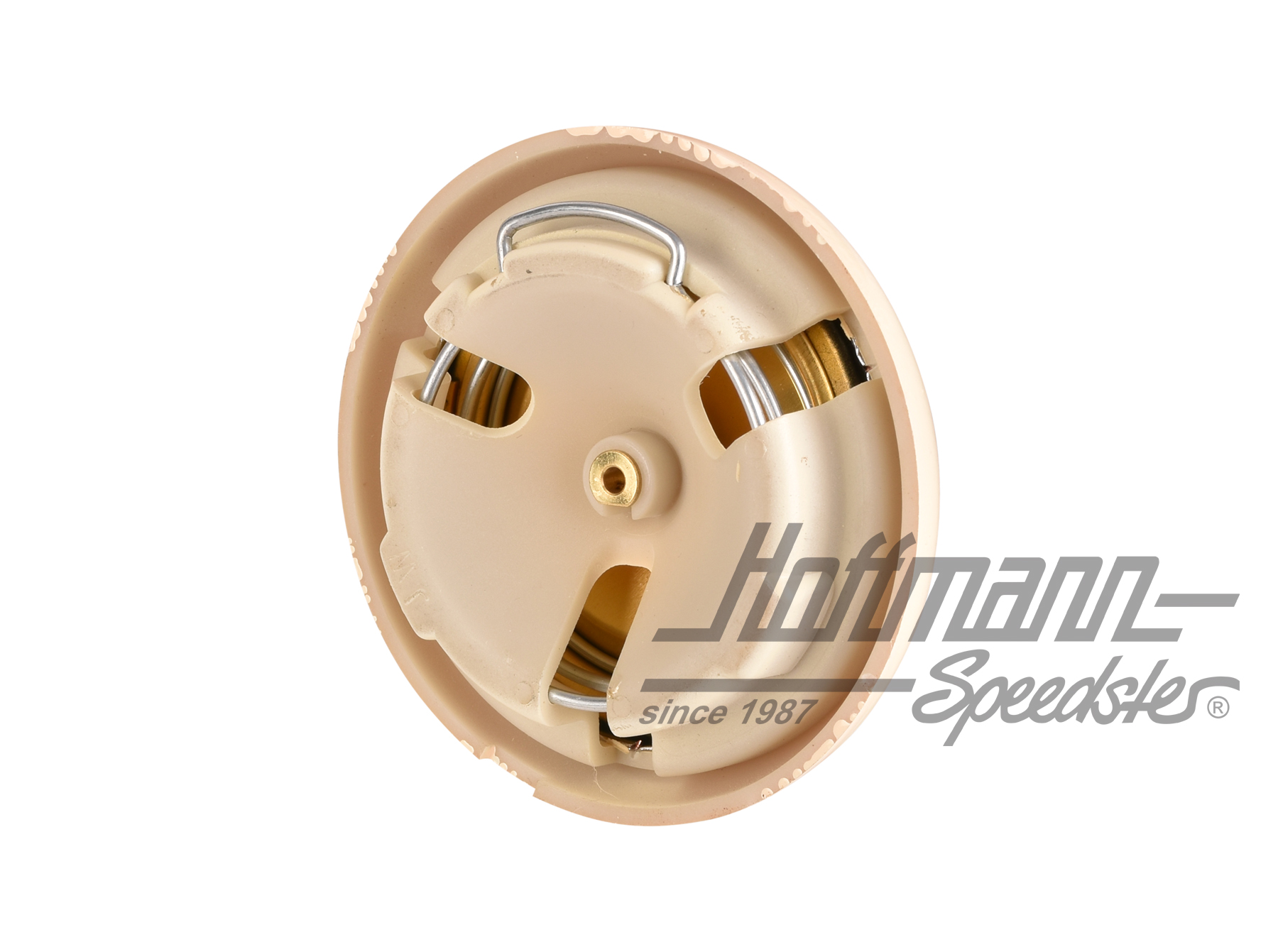 Bouton de claxon, blanc/noir/doré, 55-67                                                            