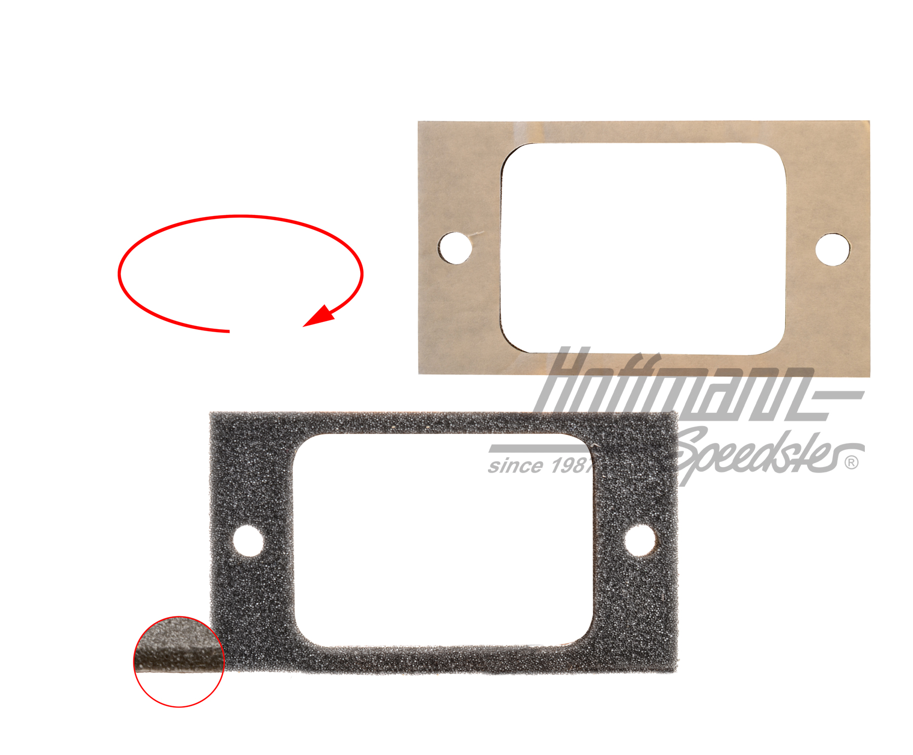 Joint, tunnel sur châssis, extérieur, 8.65- | 131 701 571 | 020-5270
