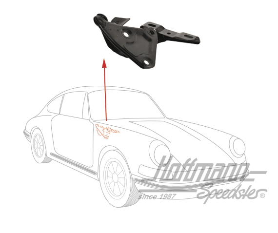 Charnière de capot, avant, 65-98, droite                                                            