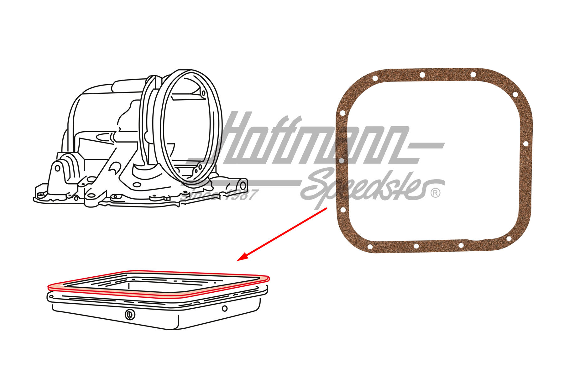 Joint, carter de boîte de vitesses, boîte automatique | 003 321 371 | 090-2790-20