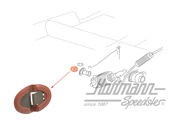 Volet de chauffage, arrière, 8.64-7.74 | 311 255 551 | 066-0123-30