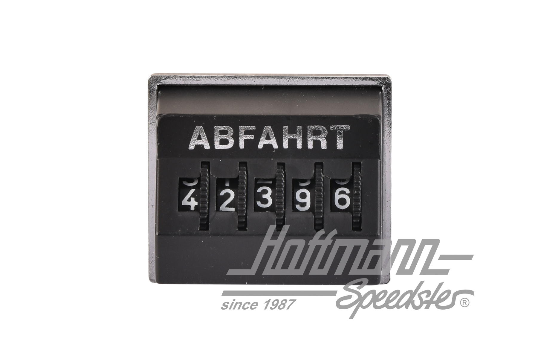 Compteur kilométrique journalier, "Départ", noir
                                                  