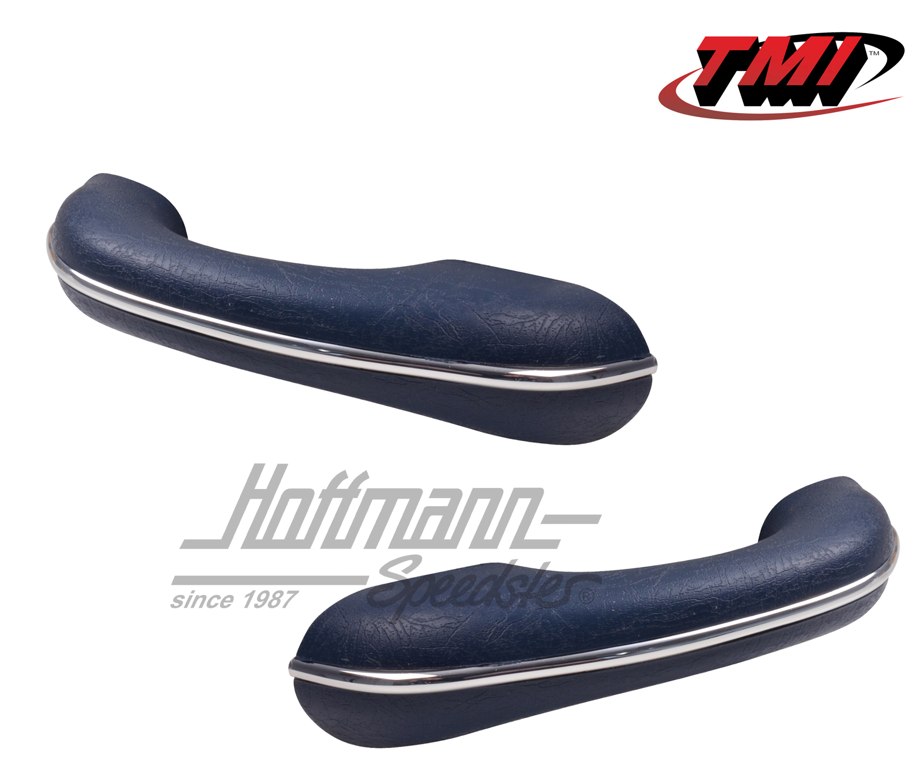 Accoudoirs, 8.54-7.67, bleus, gauche/droite | 16-1613-18/16-1612-18 | 055-7428