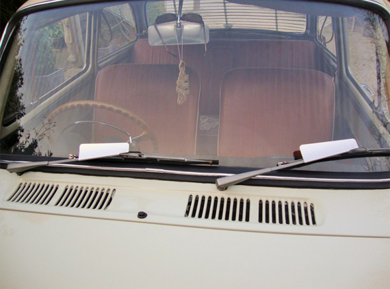 Déflecteur de vent, bras d'essuie-glace, chromé                                                     