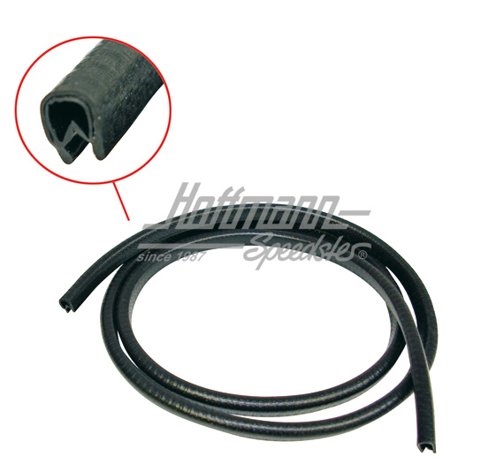 Bourrelet, pop-out, carosserie, noir | 113 845 131 AS | 020-2258-09