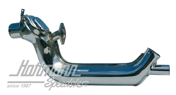 Boîte de chauffage, standard, chromée, gauche | 043 255 107 HC | 020-0221