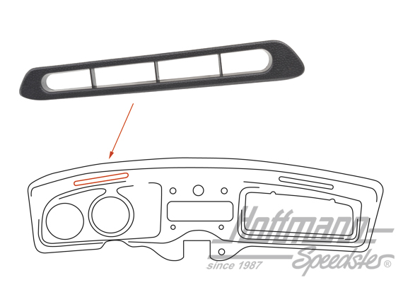 Buse d'air, avant, 8.70-, gauche | 113 819 745 | 020-1865-01