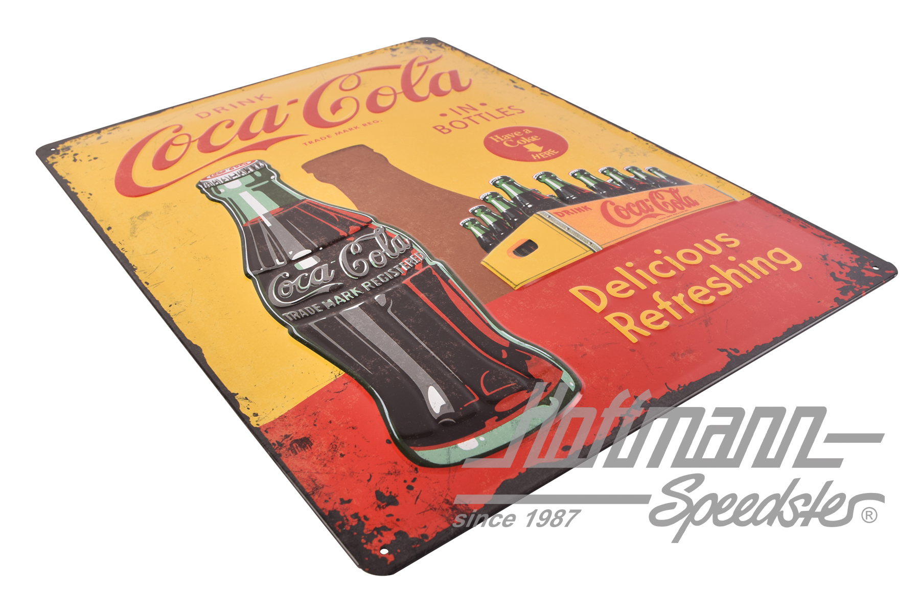 Plaque en tôle, 300x400mm, COCA-COLA                                                                