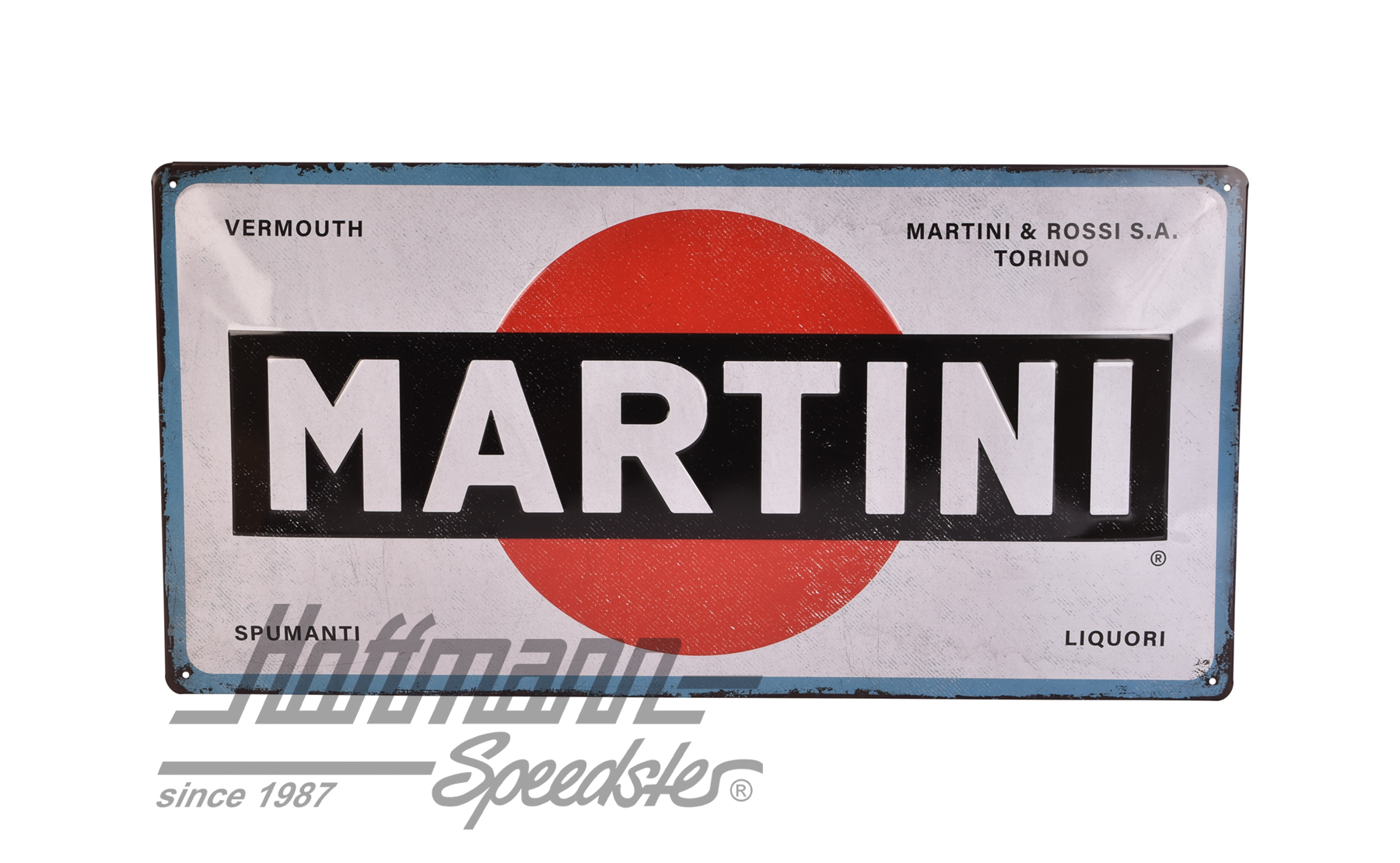 Plaque en tôle, Martini Logo White | 27030 | 021-0177-70