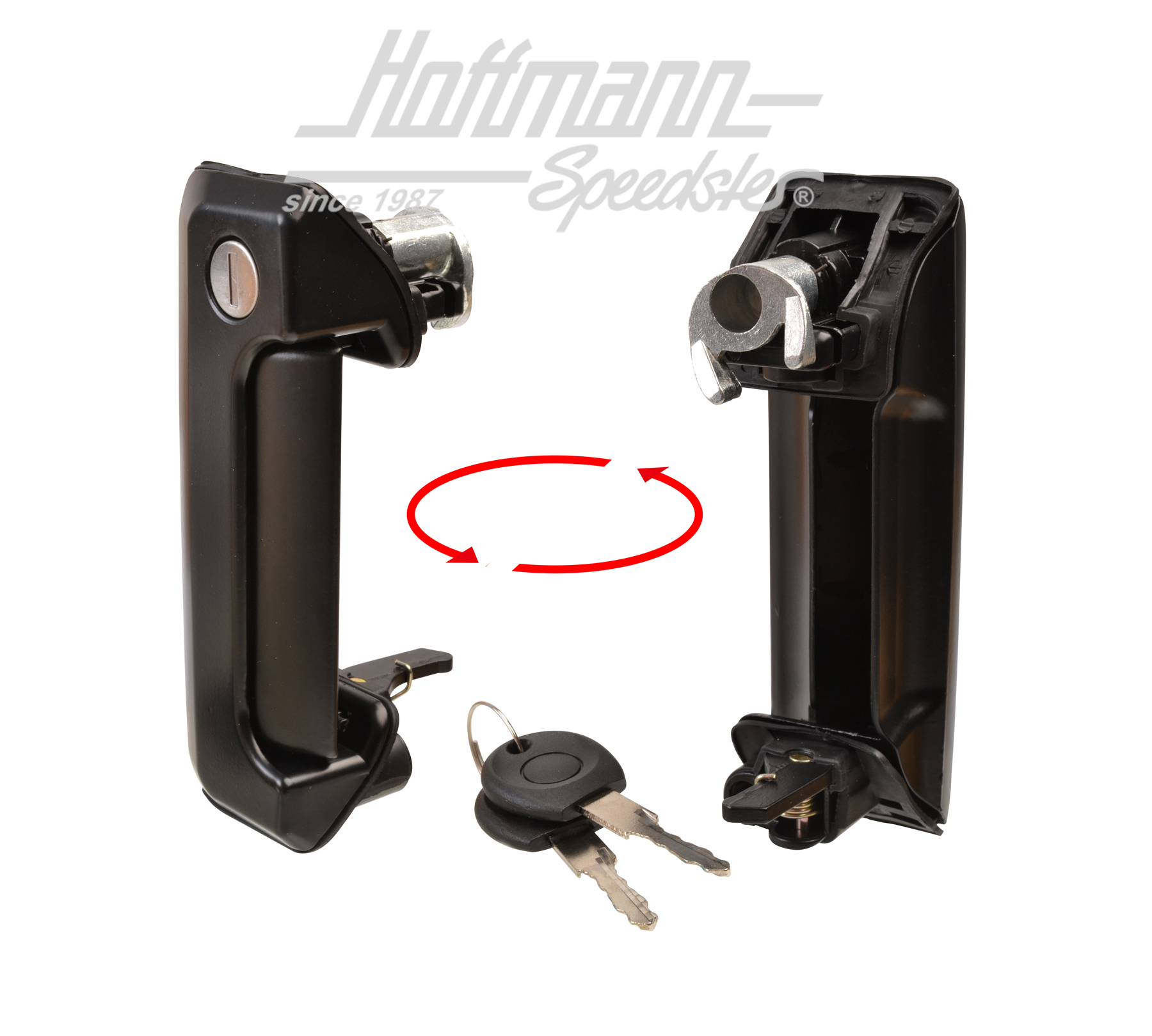 Poignée, porte coulissante, Bus T4, droite | 701 843 704 B | 408-1024-02