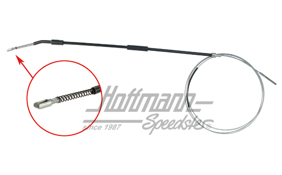 Câble de frein à main, Bus T1, 60-63, 3460mm | 211 609 701 E | 089-2688-19