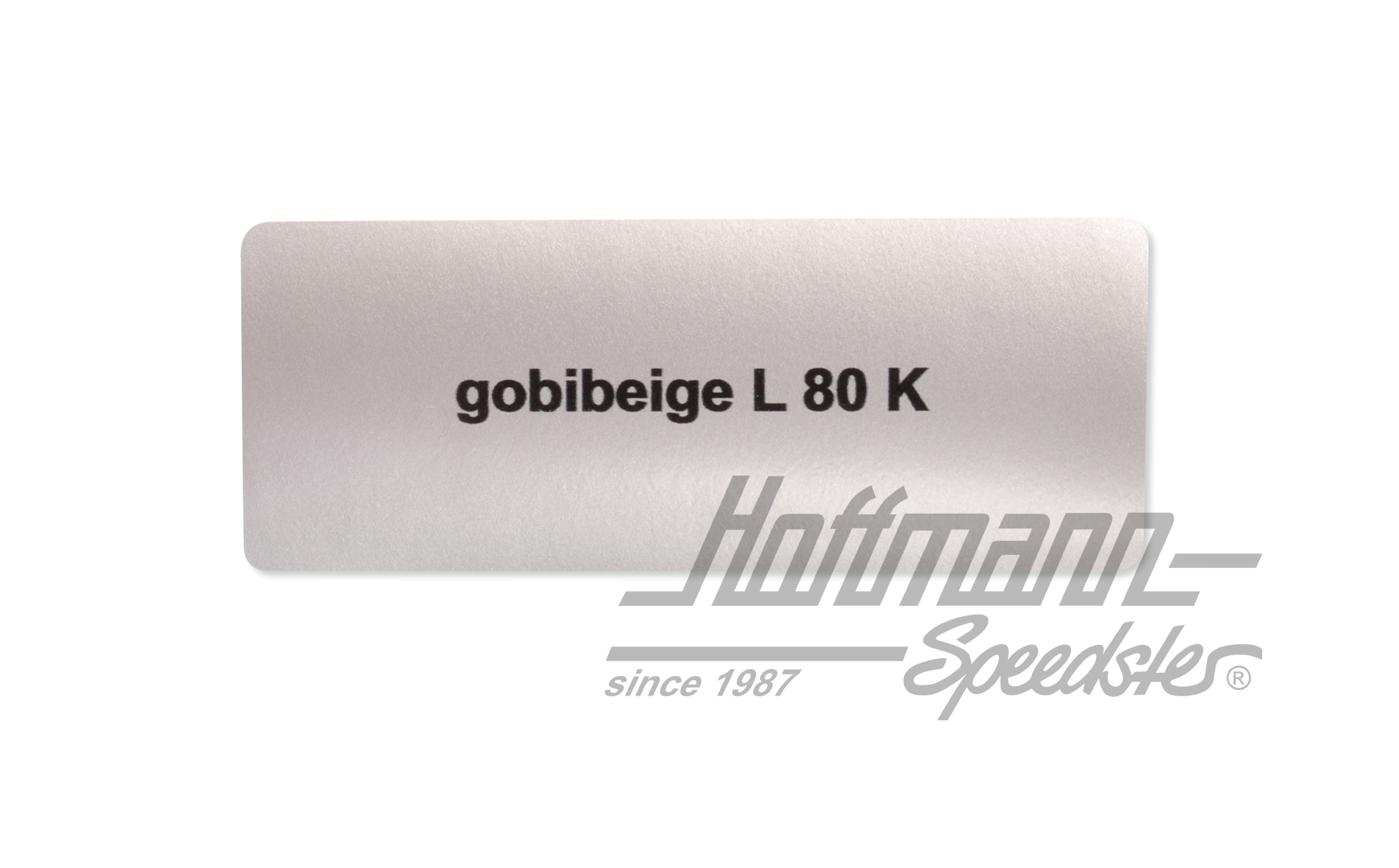 Autocollant, numéro de couleur L80K, beige gobi | L80K | 021-0180-20