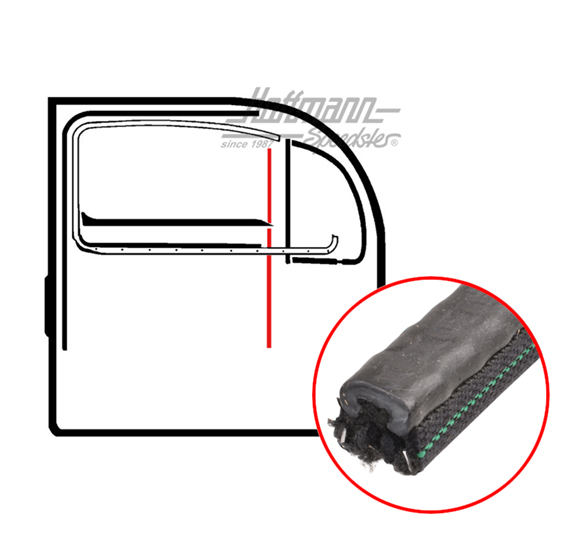 Profil de guidage, déflecteur,  8.64- | 311 837 433 A | 020-5228