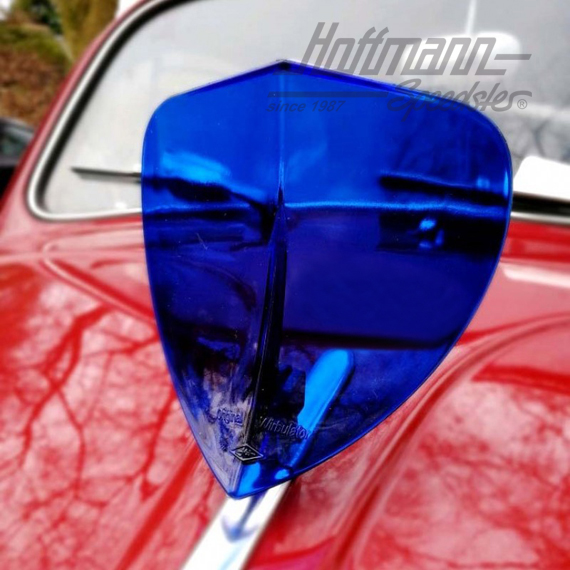 Déflecteur de tourbillon "Wirbulateur", pare-brise, bleu                                            