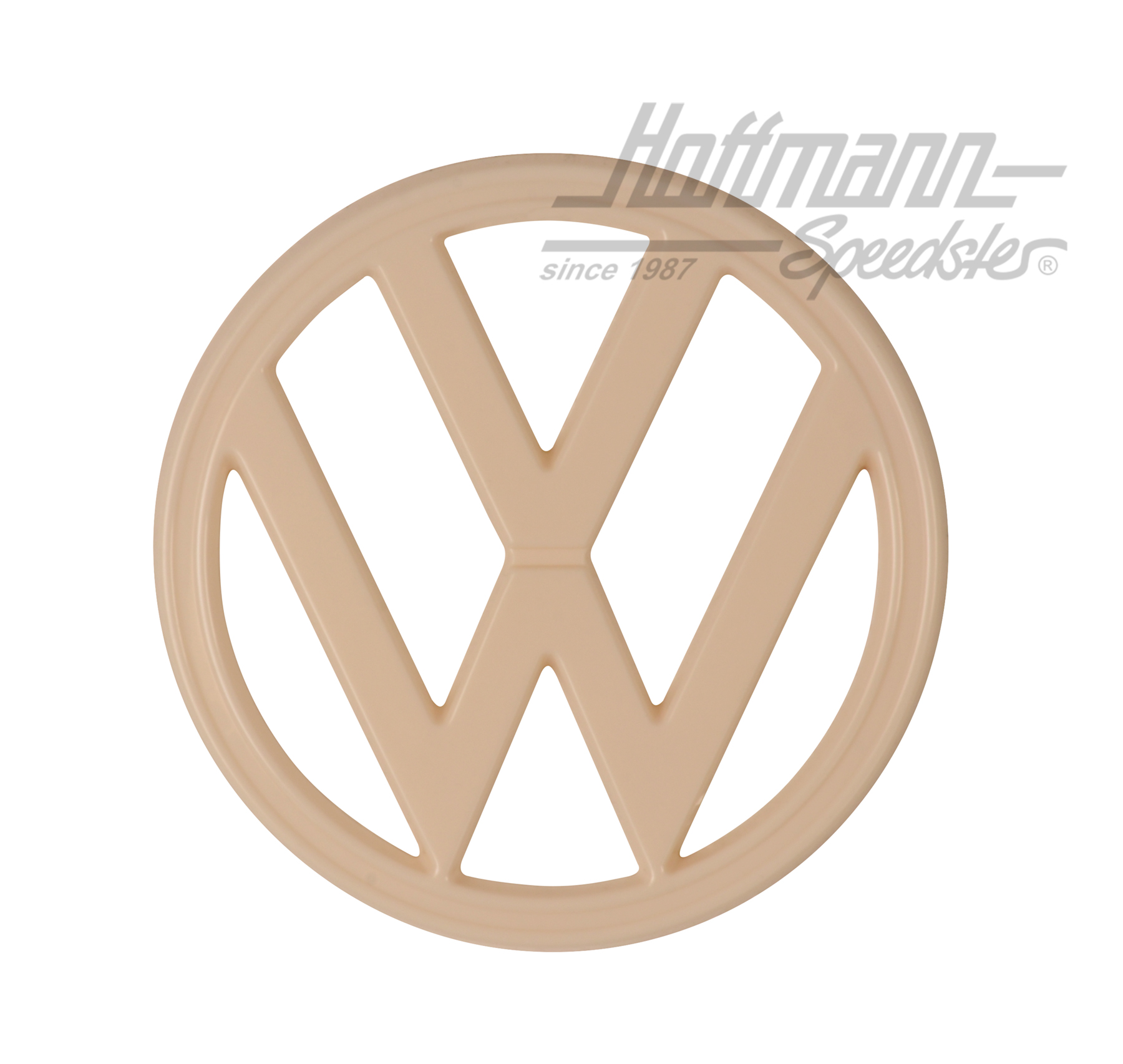 Emblème, avant, Bus T2, 180mm, blanc | 211 853 601 E | 097-1081-04