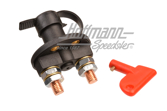 Interrupteur de courant principal, avec clé                                                         