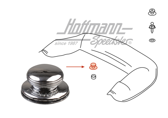 Tenax femelle, 356/911, chromée                                                                     