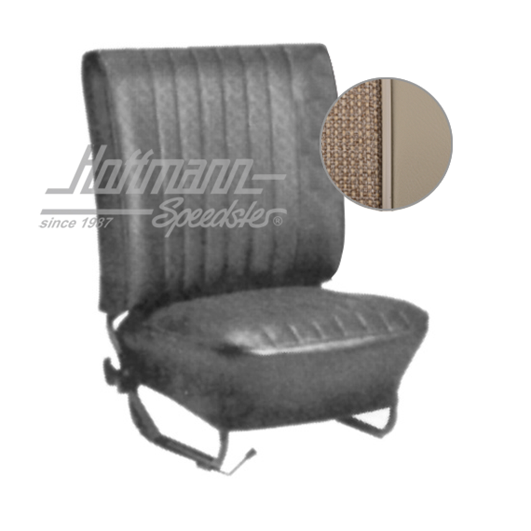 Housses de sièges, Berl., 8.64-7.67, Tweed, beige/blanc cassé | 43-1124-15-74 | 055-5550-40