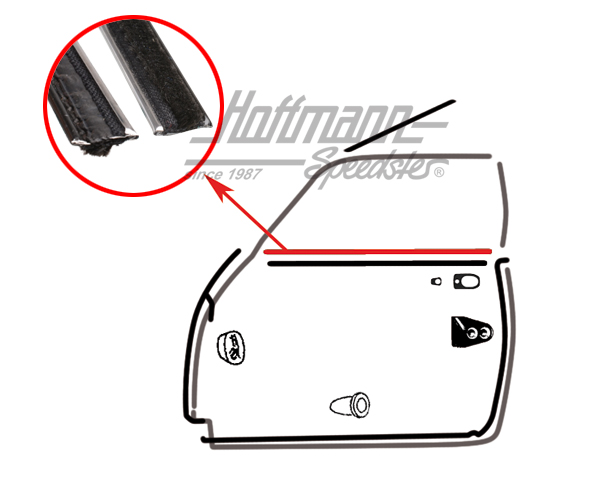 Lèche-vitre (feutre), intérieur | 141 837 479 | 060-0450