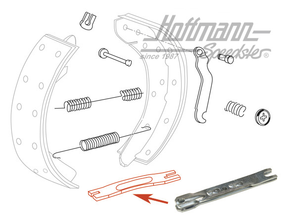 Barre de pression, Bus T2, arrière, gauche/droite, 71-72 | 211 609 629 | 090-3196