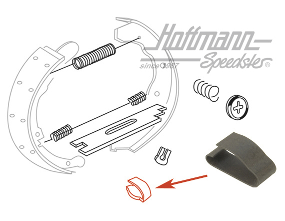 Crampon, barre de pression, Bus T1 | 211 609 625 | 089-2675-15