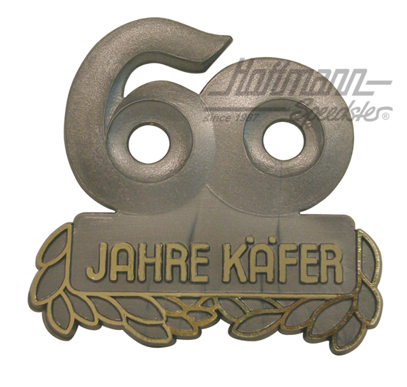 Plaque de jubilé "60 Jahre Käfer", anthracite |  | 021-0183