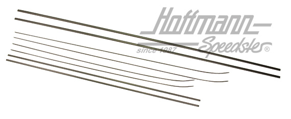 Jeu de baguettes, 8-pièces, Golf 1, noir                                                            