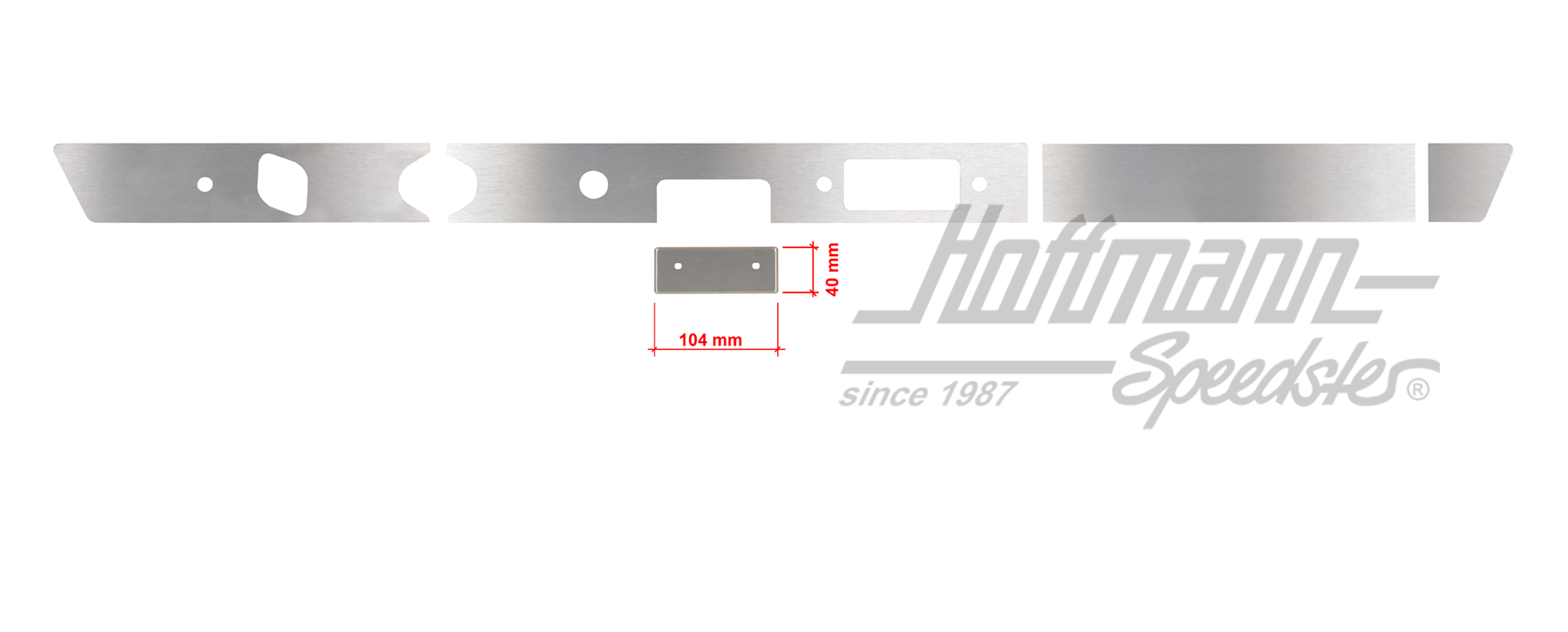 Écran, tableau de bord, 911, 104x40mm | 901 552 041 52  Satz 3 | 580-0010-40