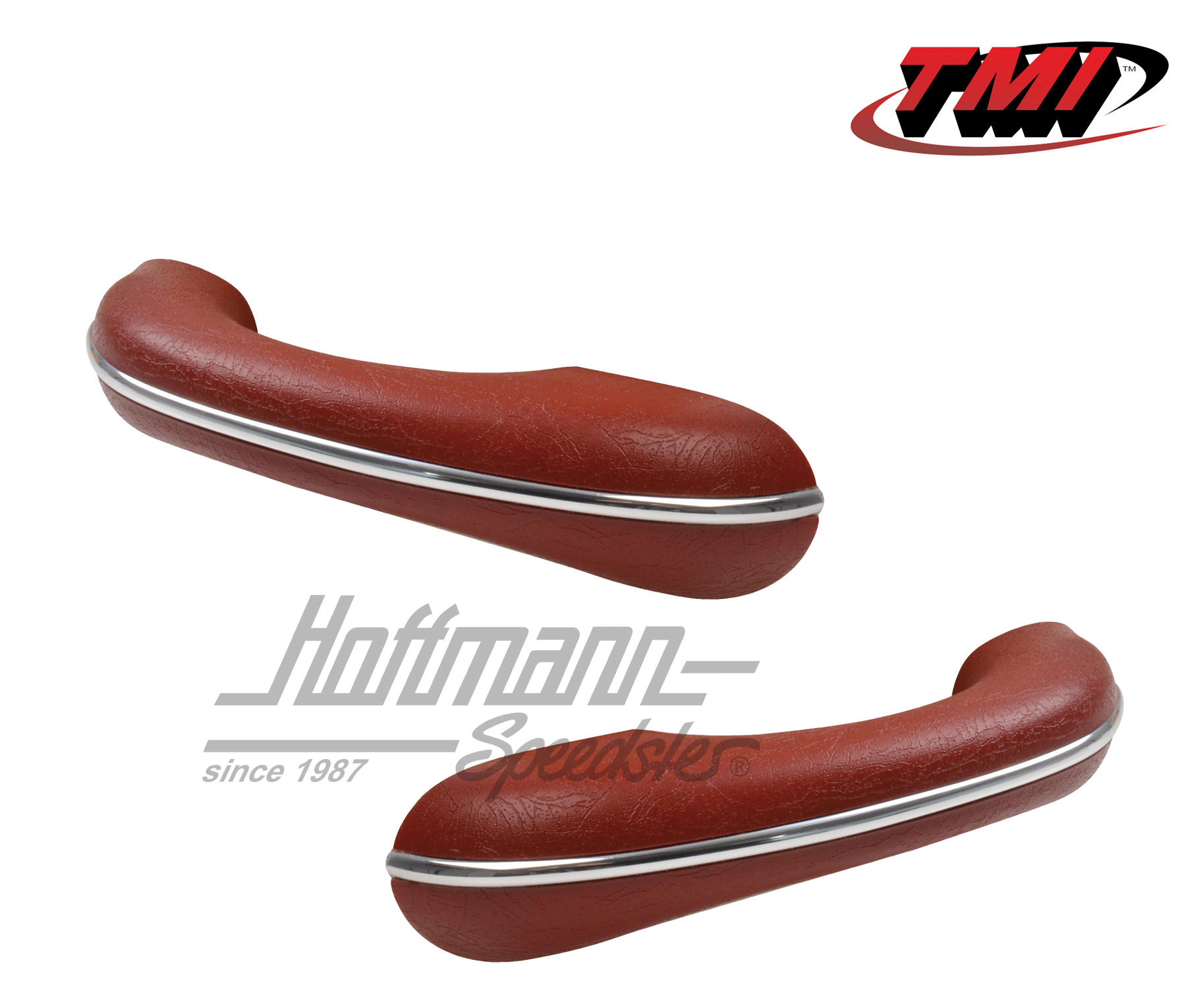 Accoudoirs, 8.54-7.67, rouges, gauche/droite | 16-1613-17/16-1612-17 | 055-7426