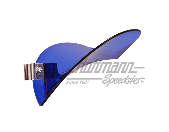 Déflecteur de tourbillon "Wirbulateur", pare-brise, bleu                                            